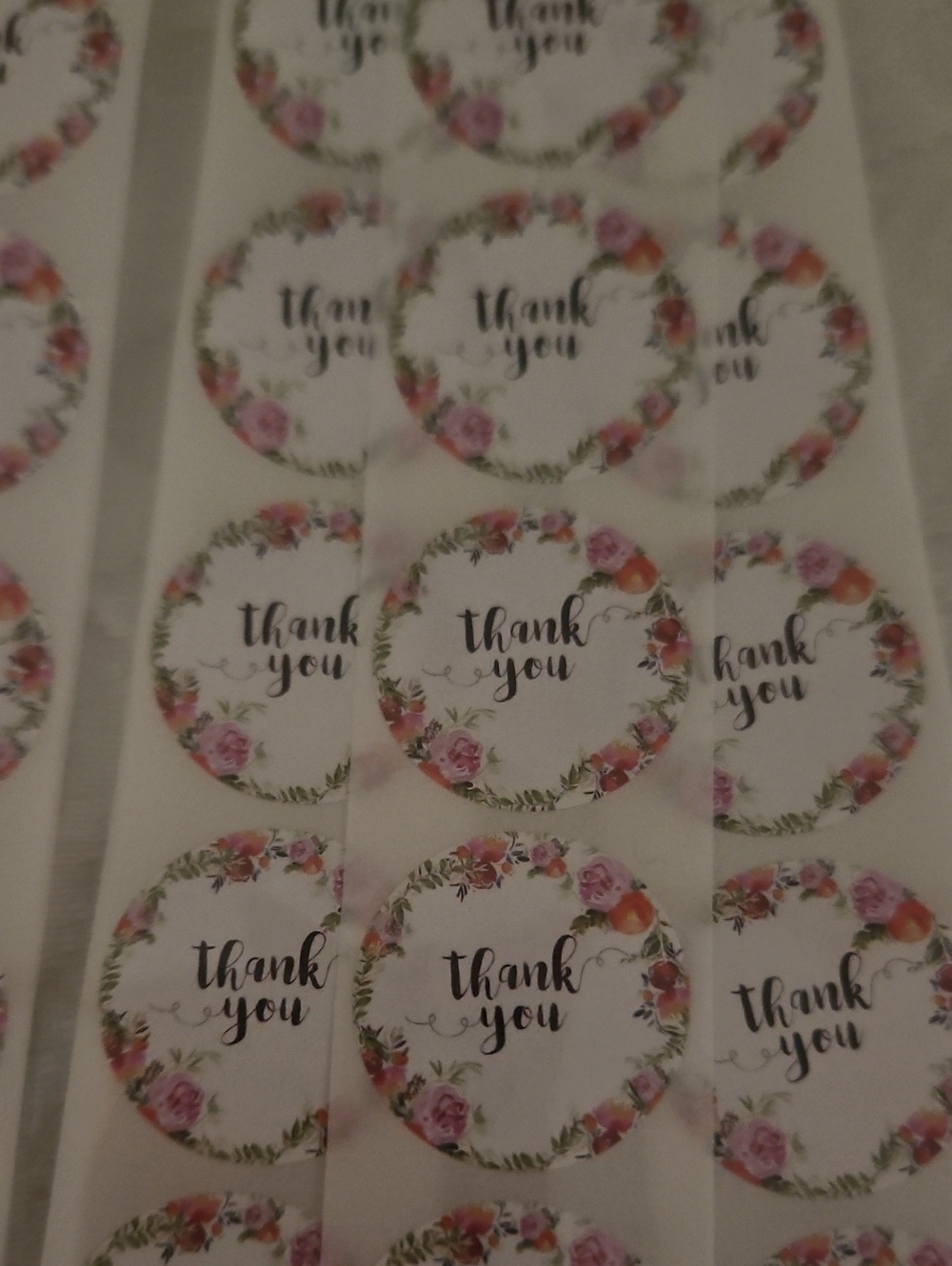 Thank You Assorted Round Sticker Seals - Multi-Color - Picture 3 of 4